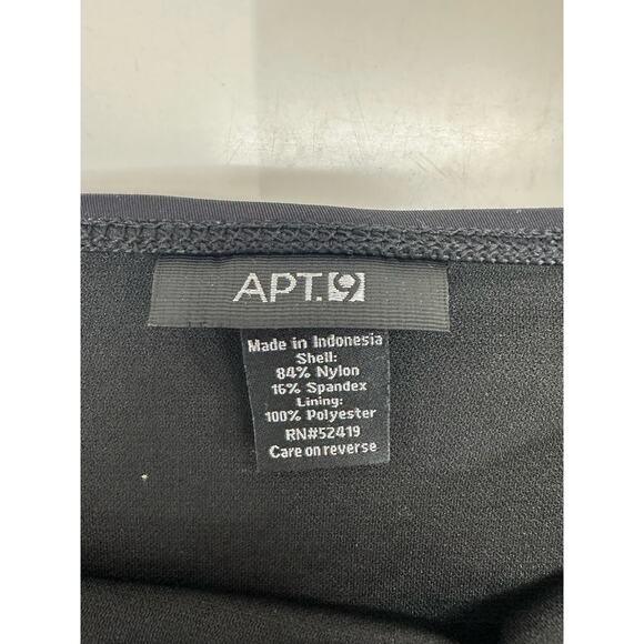 Apt. 9 Womens Swimsuit Bottoms Size XL Black Bikini Style - Picture 2 of 8